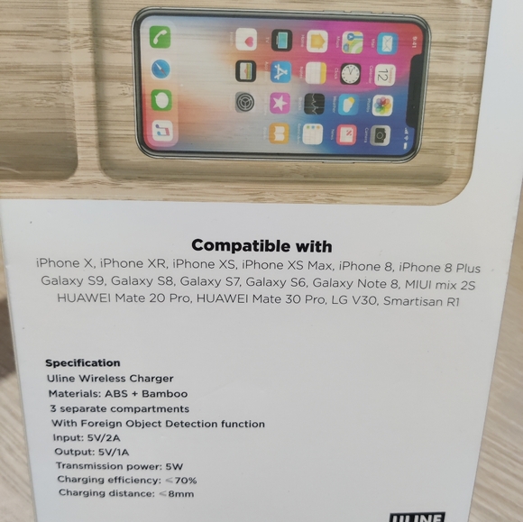 Bamboo Wireless Charger - Picture 2 of 3